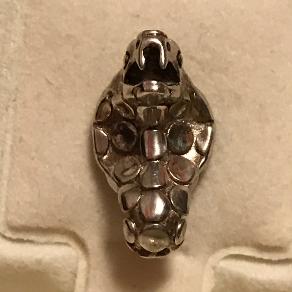 John Hardy Cobra lapel pin